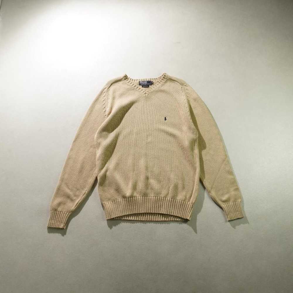 POLO by Ralph Lauren V-neck Knit Beige/TW4 - image 4