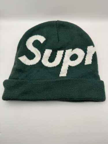 帽子 Supreme Big Logo Beanie Light Olive Supreme Big Logo Beanie Light Olive - Sole Cart