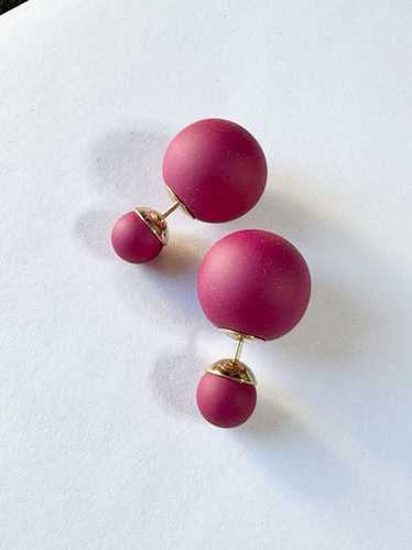 ピアス Dior Dior Tribales Dior Tribales Earrings Gold-Finish Metal with White Resin