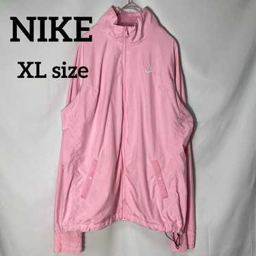 【NIKE】Nylon Jacket Windbreaker Oversized Pink Vint