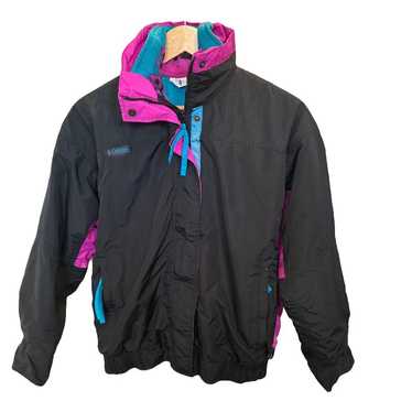 Vintage 90s Columbia Aztec double layer fleece ski