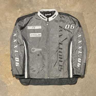 中古 SCHOTT CLASSIC RACER JACKET Schott Men's Classic Racer Leather Motorcycle Jacket