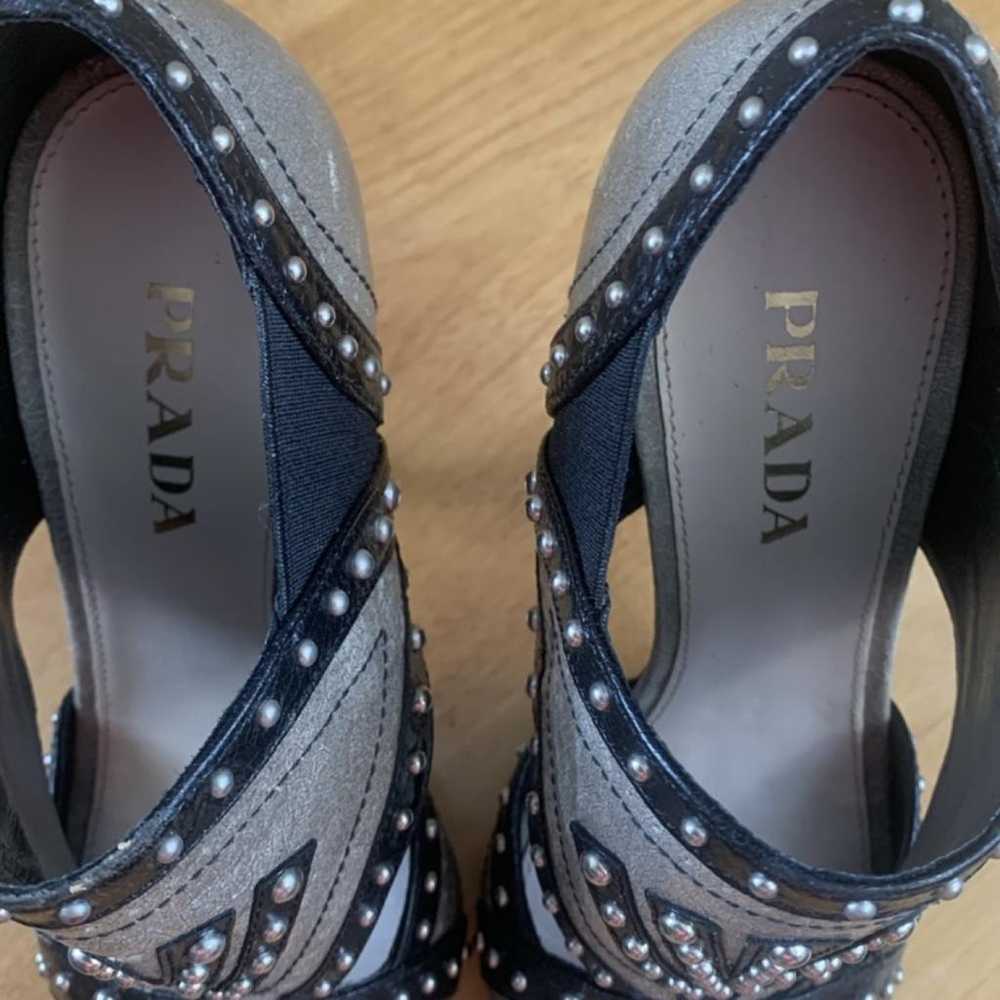 Prada Leather heels - image 2
