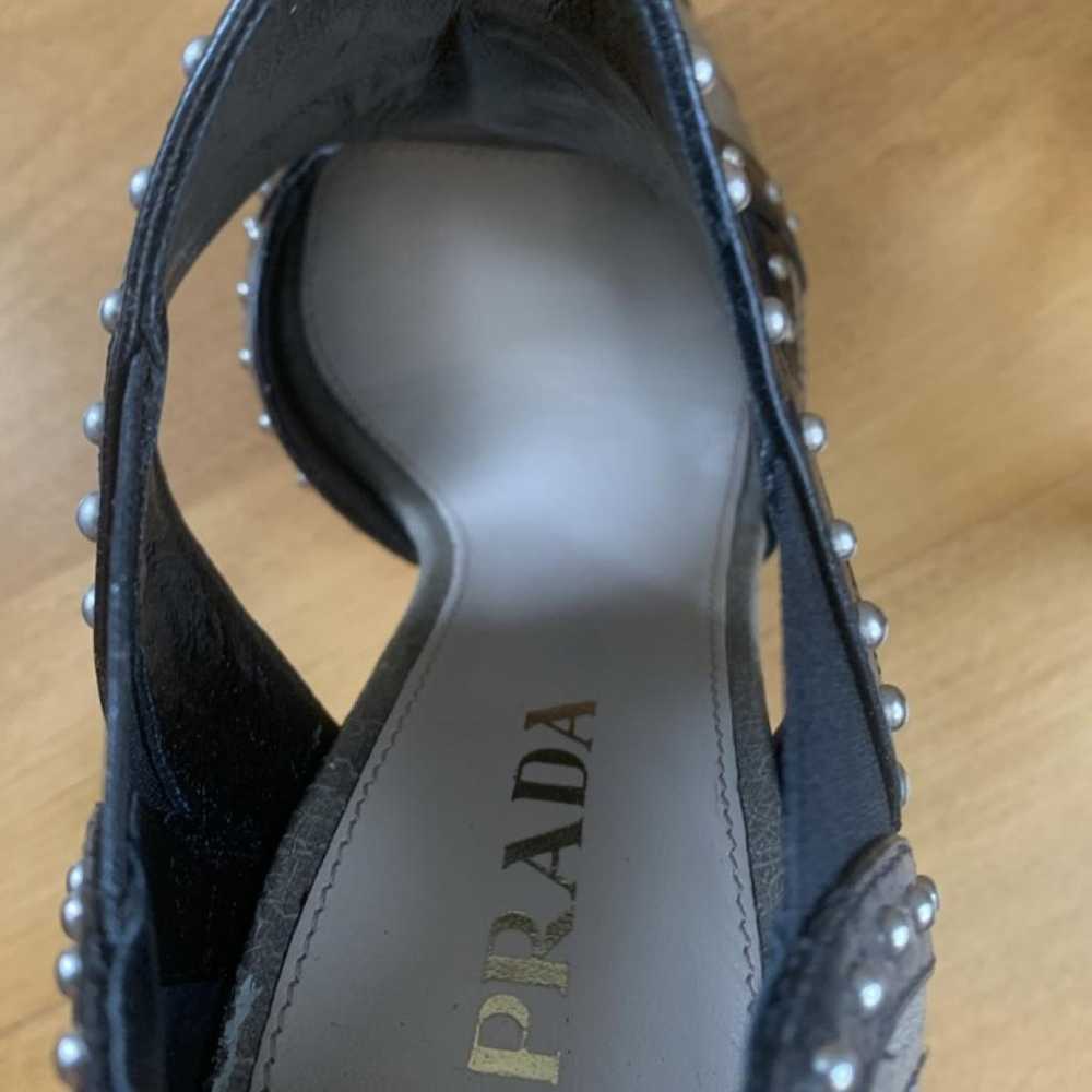 Prada Leather heels - image 4