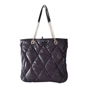 Kate Spade black quilted tote