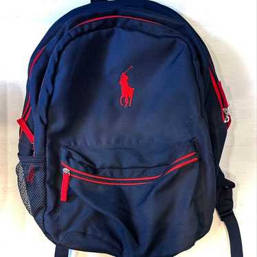 Ralph Lauren Backpack Navy and Red