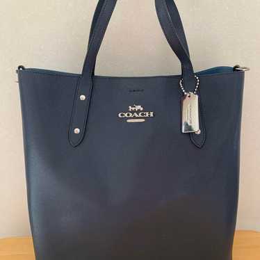 COACH Navy Tote Bag