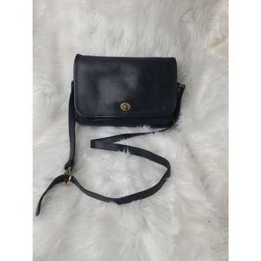 Coach 9812 Vintage Black Leather Ridgefield Crossb