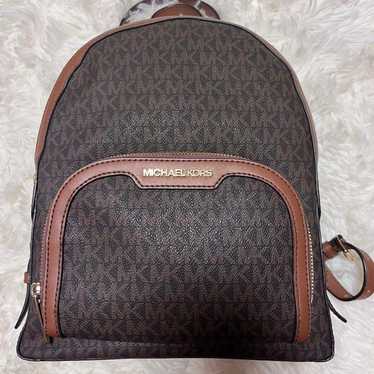 MICHAEL KORS Backpack, Brown Signature