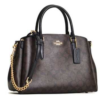 Coach Sage Carryall Signature Brown Black