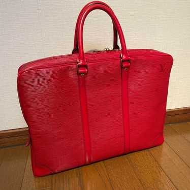 Louis Vuitton Epi Porte-Documents Voyage Red