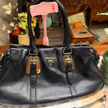 Two way Prada leather bag