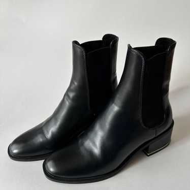 ZARA Side Gore Boots Black