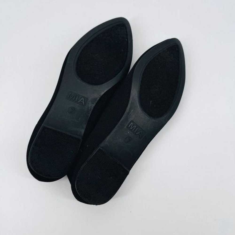 Mia Kerri Black Flats Pointed Toe Size 7  NWOT - image 6