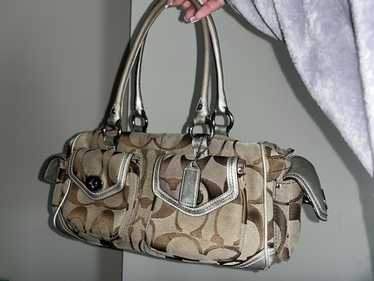 バッグ Vintage Coach Gallery Pocket Satchel Bag s-l400.jpg