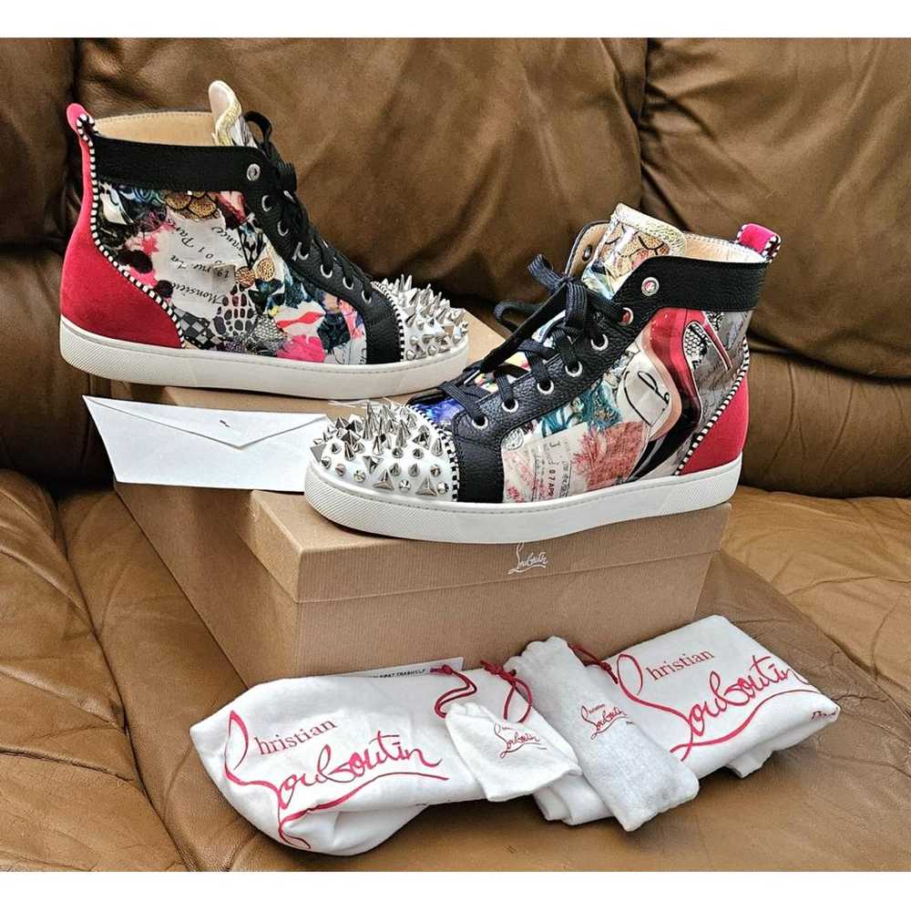 Christian Louboutin Louis patent leather high tra… - image 11