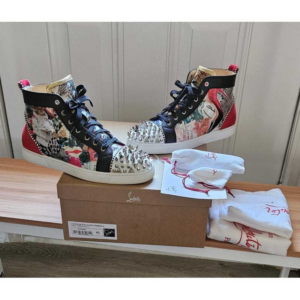 Christian Louboutin Louis patent leather high tra… - image 2