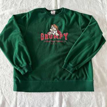 Vintage Disney Grumpy Fleece Sweatshirt