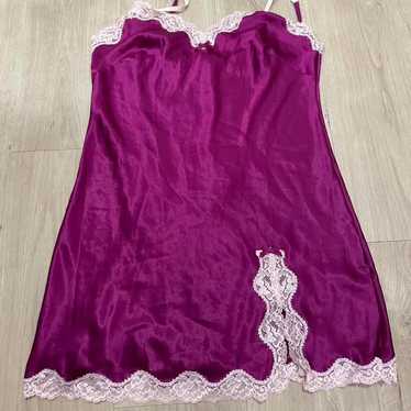 Victoria's Secret Women's Purple and Pink Dress