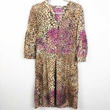 Eliza J Snakeskin Print Dress