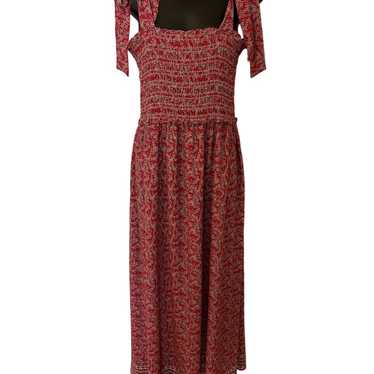 Max studio red maxi dress