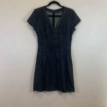 Zara basic denim couture dress medium