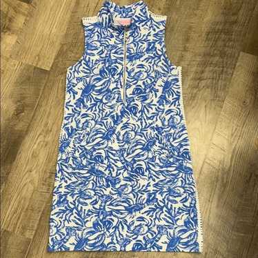 Blue and White Lilly Pulitzer sleeveless dress