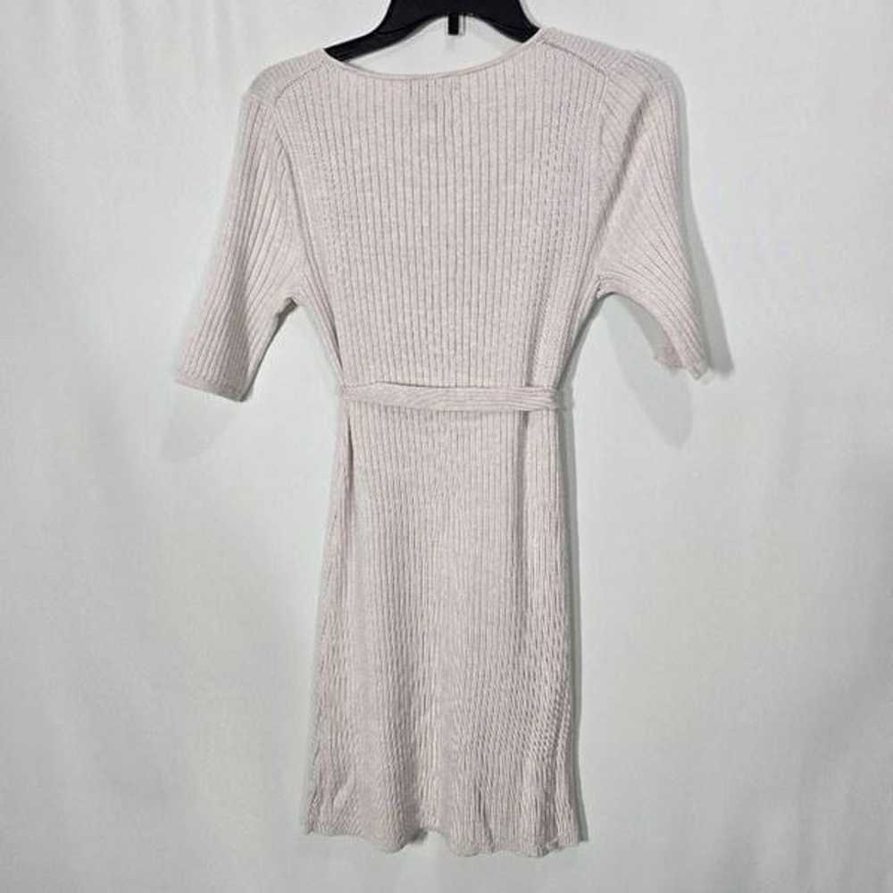 J.  Crew Beige Belted Mini Wool Blend Sweater-Dre… - image 4