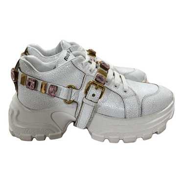 Miu Miu Leather trainers