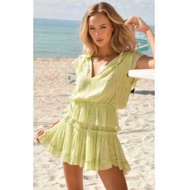 Misa Los Angeles Lilian Ruffle Mini Dress Small