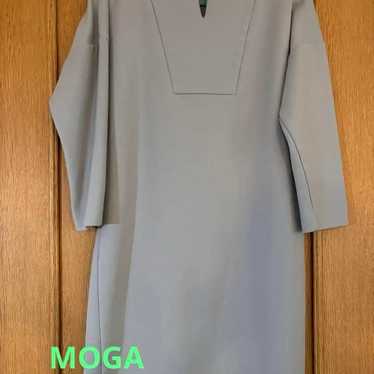 MOGA Light Blue Long Sleeve Dress