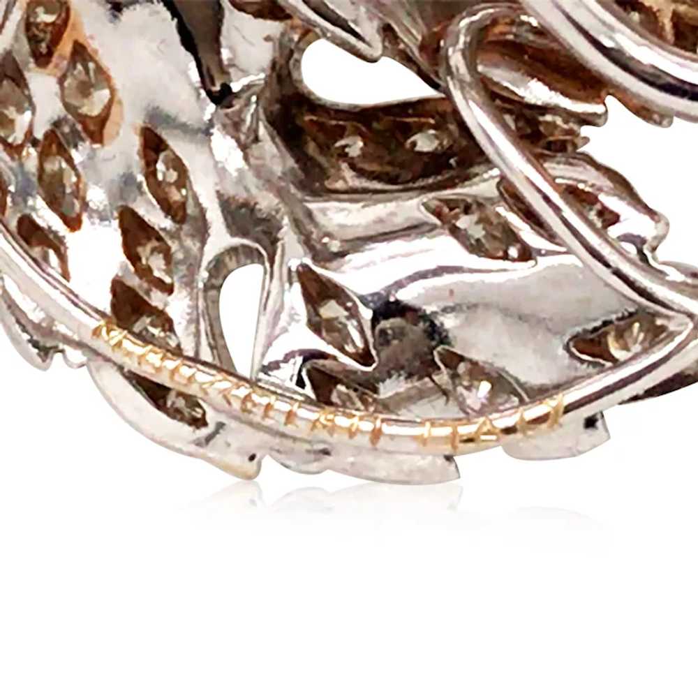 Buccellati, 18K Gold Diamond Leaf Earrings - image 5
