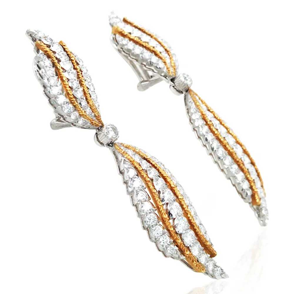 Buccellati, 18K Gold Diamond Earrings - image 2