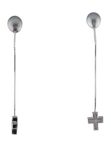 Earrings 18K White Gold - image 1