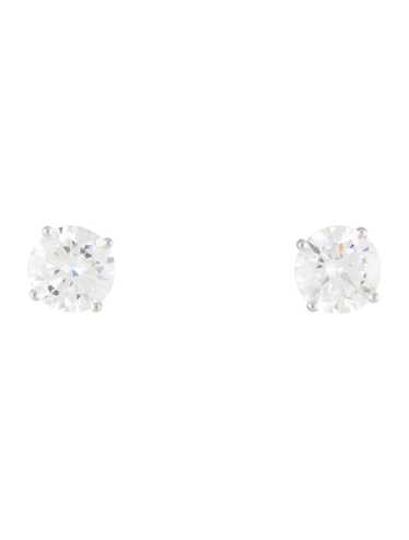 Earrings Rhodium-Plated 18K White Gold - image 1