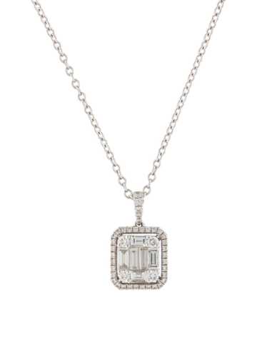 Necklace Rhodium-Plated 18K White Gold - image 1