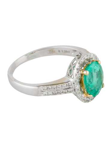 Ring Rhodium-Plated 18K White Gold & 18K Yellow G… - image 1