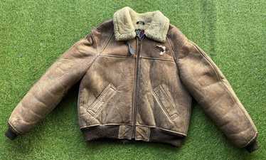 ま*と様 80s schott B-6 real mouton flight j 80s schott B-6 real mouton flight jacket