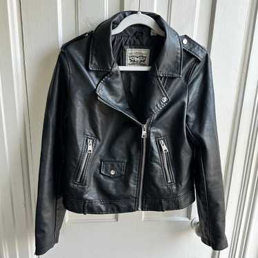 Levi’s Vegan Leather Moto Jacket Black