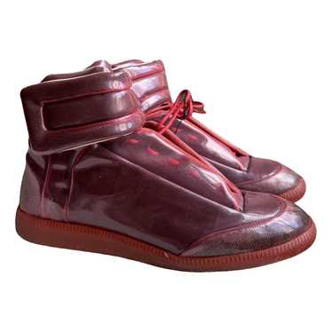 Future leather high trainers Maison Martin Margiela White