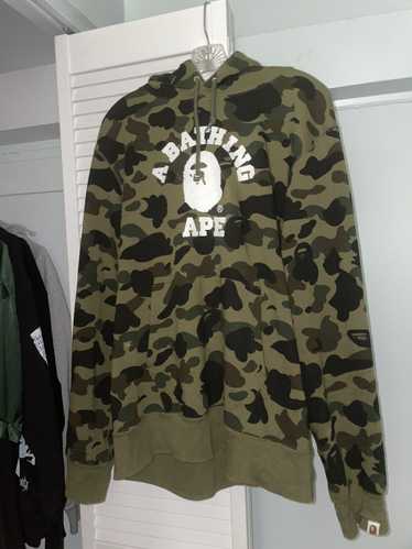 Bape 1st Camo College Pullover Hoodie