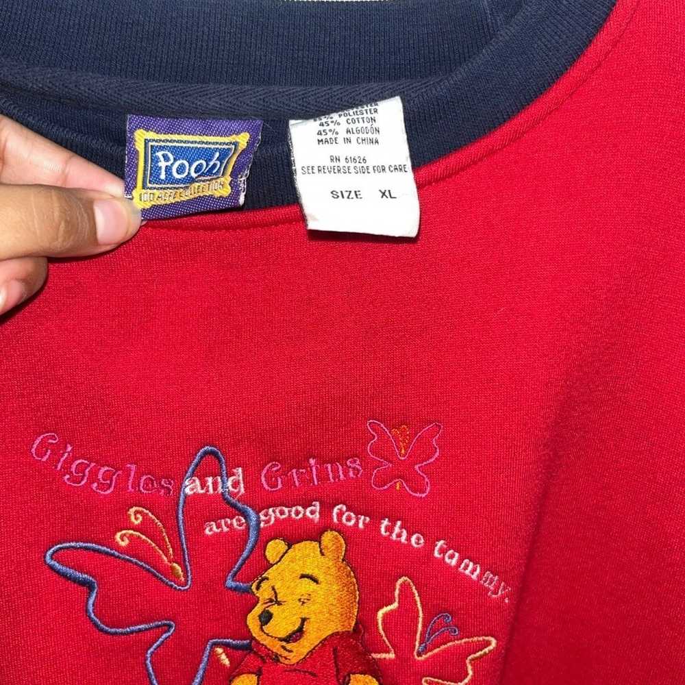 Vintage disney Winnie the poo crew neck - image 2