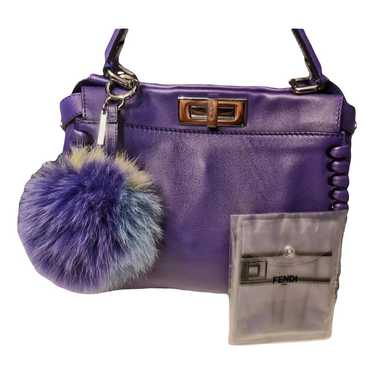 Fendi Peekaboo leather handbag