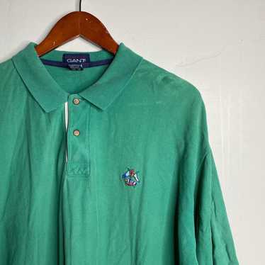 Gant × Vintage 90’s vintage green XL polo shirt by