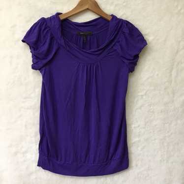 Bcbg Maxazria BCBGMaxAzria Purple Short Sleeve Top