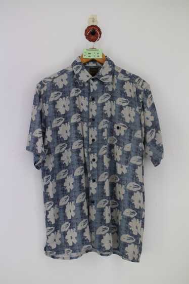 Hawaiian Shirt × Vintage Vintage 90s Hawaiian Silk