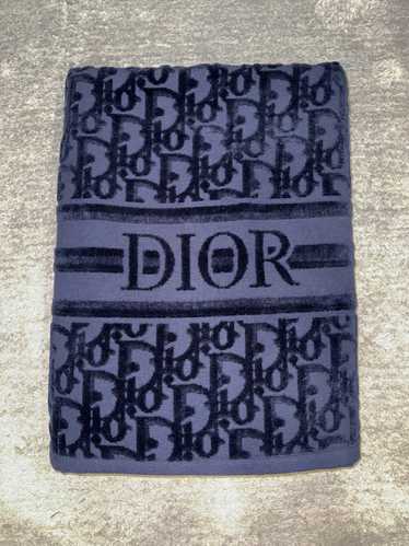 Dior Dior Navy Blue Oblique Logo Monogram Cotton B