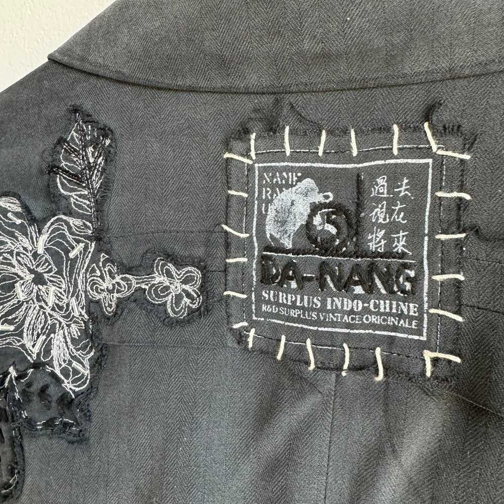 Vintage Da-Nang Embroidered Utility Button Down J… - image 5