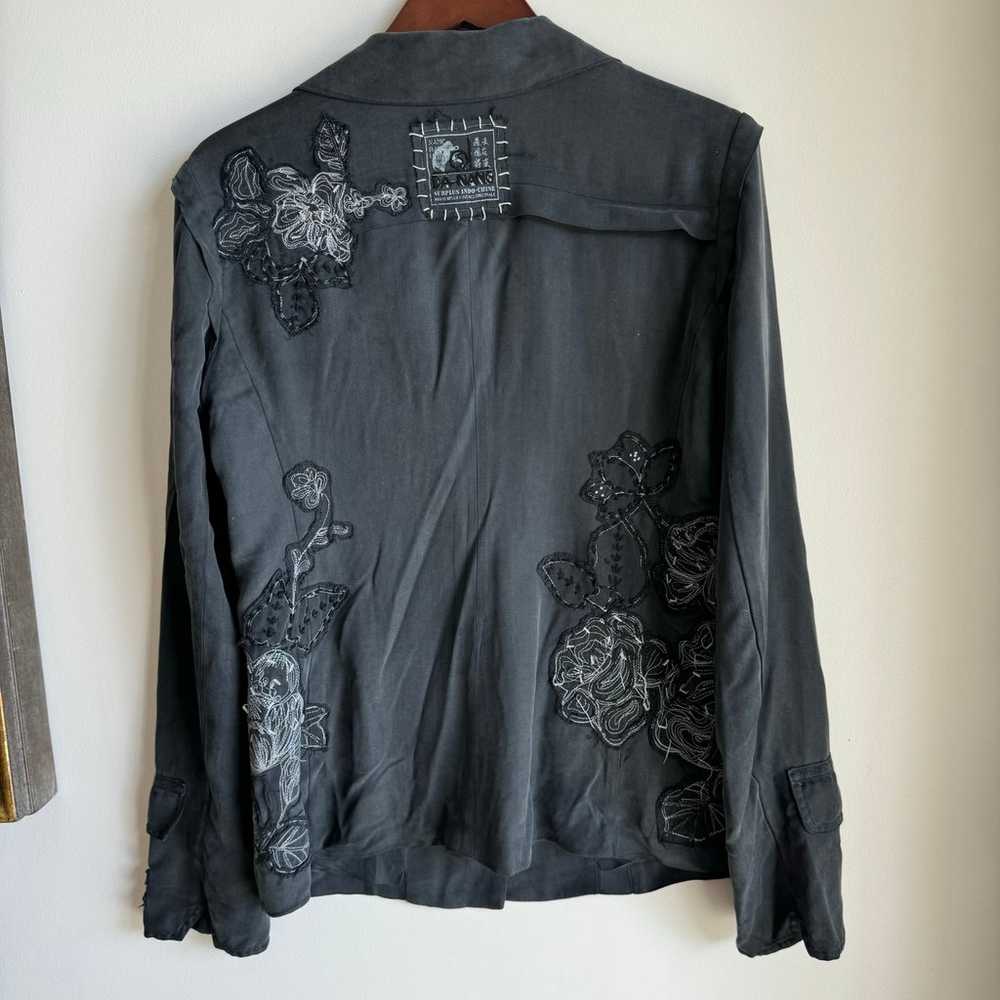 Vintage Da-Nang Embroidered Utility Button Down J… - image 6