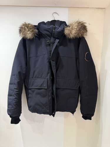 Moncler Moncler Navy Blue parka w/ Fur